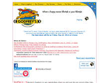Tablet Screenshot of godfreysdogdom.com